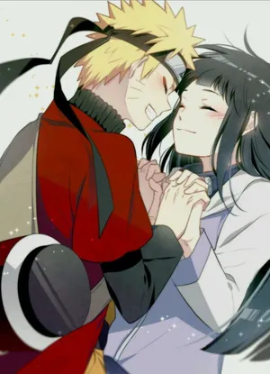 Naruto And Hinata Smiling Wallpaper