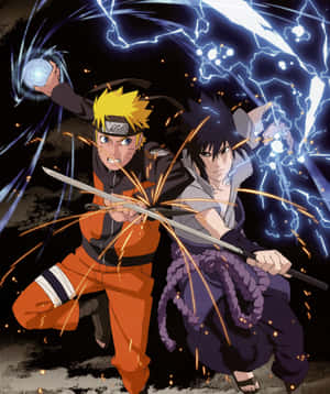 Naruto And Sasuke Rasengan Wallpaper