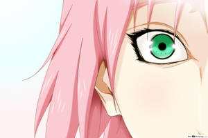 Naruto Anime Sakura Green Eyes Wallpaper