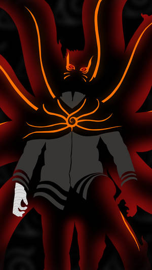Naruto Baryon Mode Dark Wallpaper