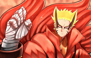 Naruto Baryon Mode Fight Wallpaper