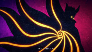 Naruto Baryon Mode Glowing Symbol Wallpaper