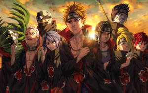 Naruto Clan Akatsuki Phone Art Wallpaper