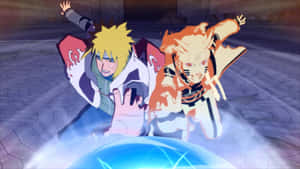 Naruto Controlling Rasengan Wallpaper