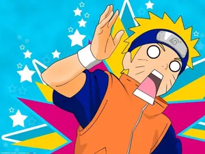 Naruto Face In A Shocked Expression Wallpaper