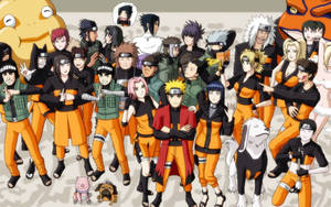 Naruto Girls Group Photo Wallpaper