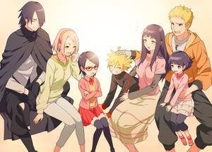 Naruto Girls With Family Wallpaper