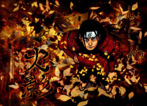 Naruto Hokage Hashirama Senju Artwork Wallpaper