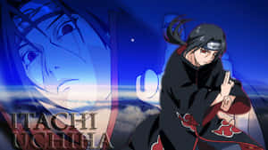 Naruto Itachi Uchiha Doing Akatsuki Hand Signal Wallpaper