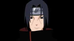 Naruto Itachi Wearing Slashed Konoha Headband Wallpaper