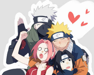 Naruto Kakashi And Friends Wallpaper