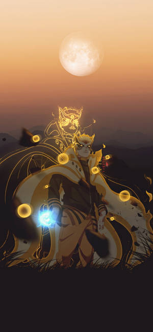 Naruto Kurama And Uzumaki Sage Mode Wallpaper