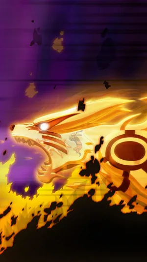 Naruto Kurama Chakrai Phone Wallpaper Wallpaper