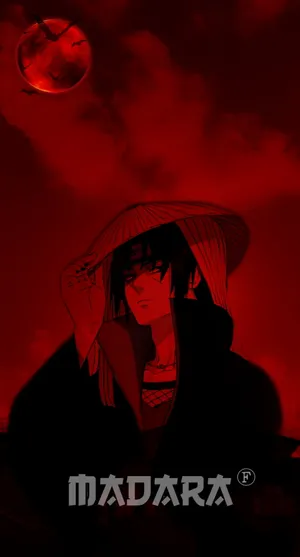 Naruto Live Madara Red Aesthetic Wallpaper