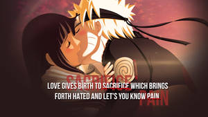 Naruto Quotes Sacrifice And Pain Wallpaper