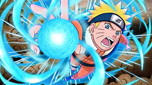 Naruto Raising Hand Rasengan Attack Wallpaper