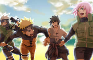 Naruto, Sakura, And Sasuke Reunited As Team 7! Wallpaper