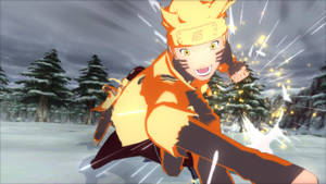 Naruto Shippuden 4k Naruto Snow Punching Wallpaper