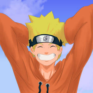 Naruto Smile Hoodie Wallpaper