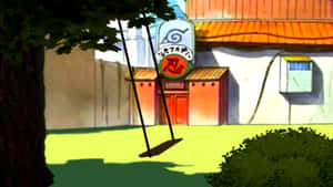 Naruto Swing On Tree Empty Wallpaper