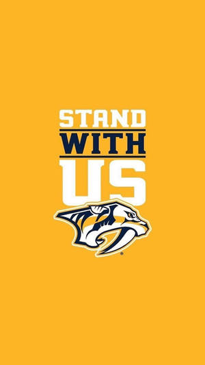 Nashville Predators Stand With Us Wallpaper