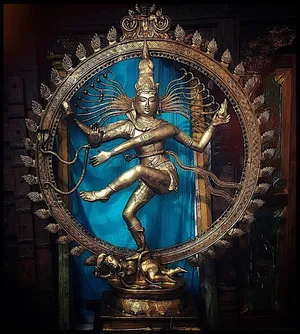 Nataraja Dark Statue Wallpaper