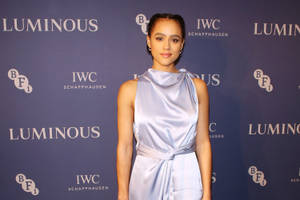 Nathalie Emmanuel Classy Outfit Wallpaper