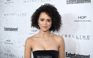 Nathalie Emmanuel Stylish Actress Wallpaper