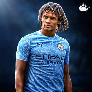 Nathan Ake For Manchester City Hd Wallpaper