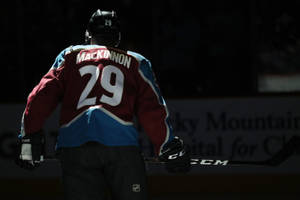 Nathan Mackinnon Ice Hockey Sweater Wallpaper