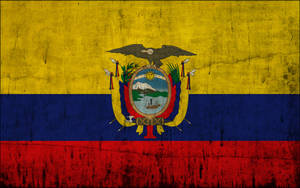 National Flag Of Ecuador Wallpaper
