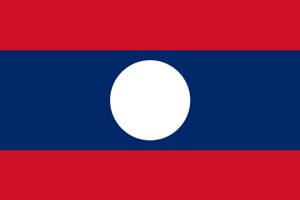 National Flag Of Laos Wallpaper