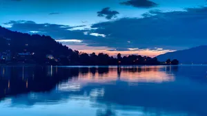 Nature Blue Lake Wallpaper