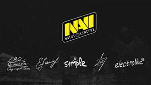 Natus Vincere With Players Name Wallpaper