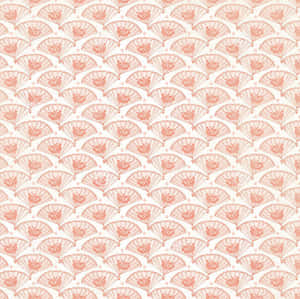 Nautical Pastel Pink Fan Wallpaper