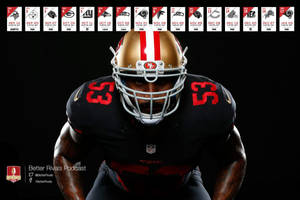 Navorro Bowman Of 49ers Poster Wallpaper