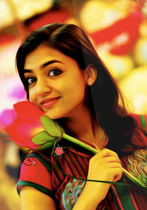 Nazriya Hd 3d Art Wallpaper