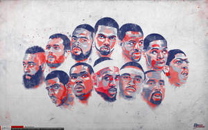 Nba Basketball Team Digital Art Wallpaper