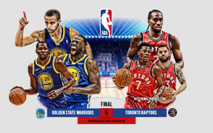 Nba Finals Raptors Vs Warriors Wallpaper