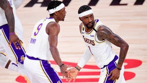 Nba Finals Strong Lakers Team Wallpaper