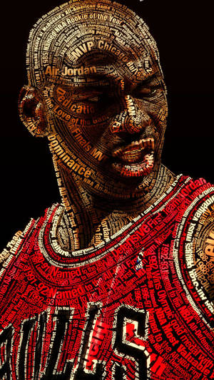 Nba Iphone Michael Jordan Chicago Bulls Artwork Portrait Wallpaper