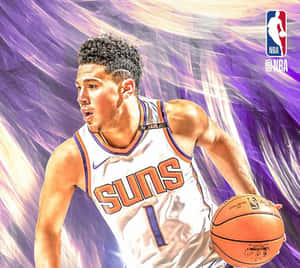 Nba Star Devin Booker Iphone Wallpaper