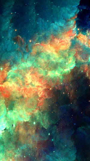 Nebula, Cloud, Colorful, Sparks, Abstraction Wallpaper