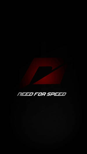 Need For Speed Game Logo Black Aesthetic Iphone Wallpaper