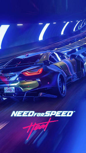 Need For Speed Heat Car In Tunnel Iphone Wallpaper