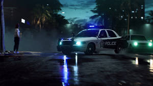 Need For Speed Heat Police Car Wallpaper
