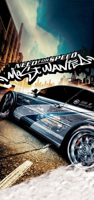 Need For Speed Most Wanted Striped Car Iphone Wallpaper