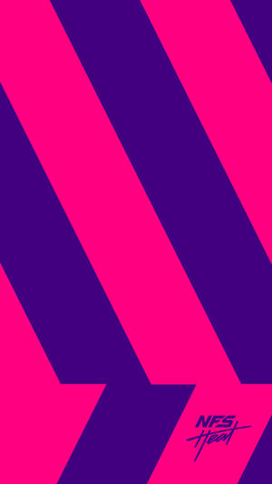 Need For Speed Purple And Pink Stripes Iphone Wallpaper
