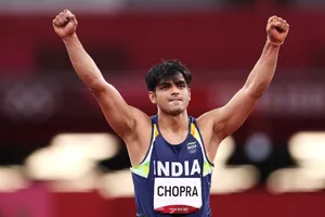 Neeraj Chopra Hairless Armpit Wallpaper