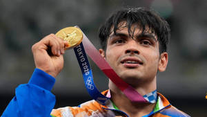 Neeraj Chopra Tokyo 2020 Wallpaper